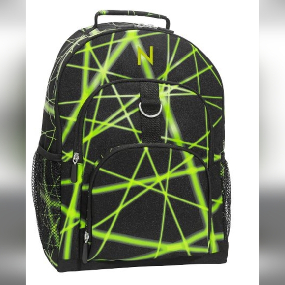 Pottery Barn Teen Gear-Up Neon Laser Tag L Backpack & Lunch Bag NWT - Picture 4 of 5